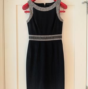 Black dress w/ stitch detailing